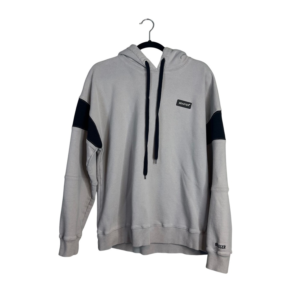 BEASTER Hoodie Mens‎ Size M 2018AW Collection Gray Black Streetwear Rare